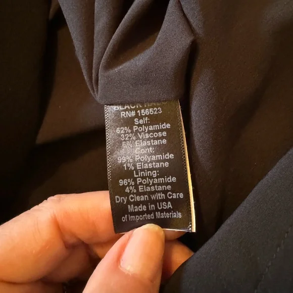 Black halo ruffle sleeve sheath dress. - Picture 5 of 6